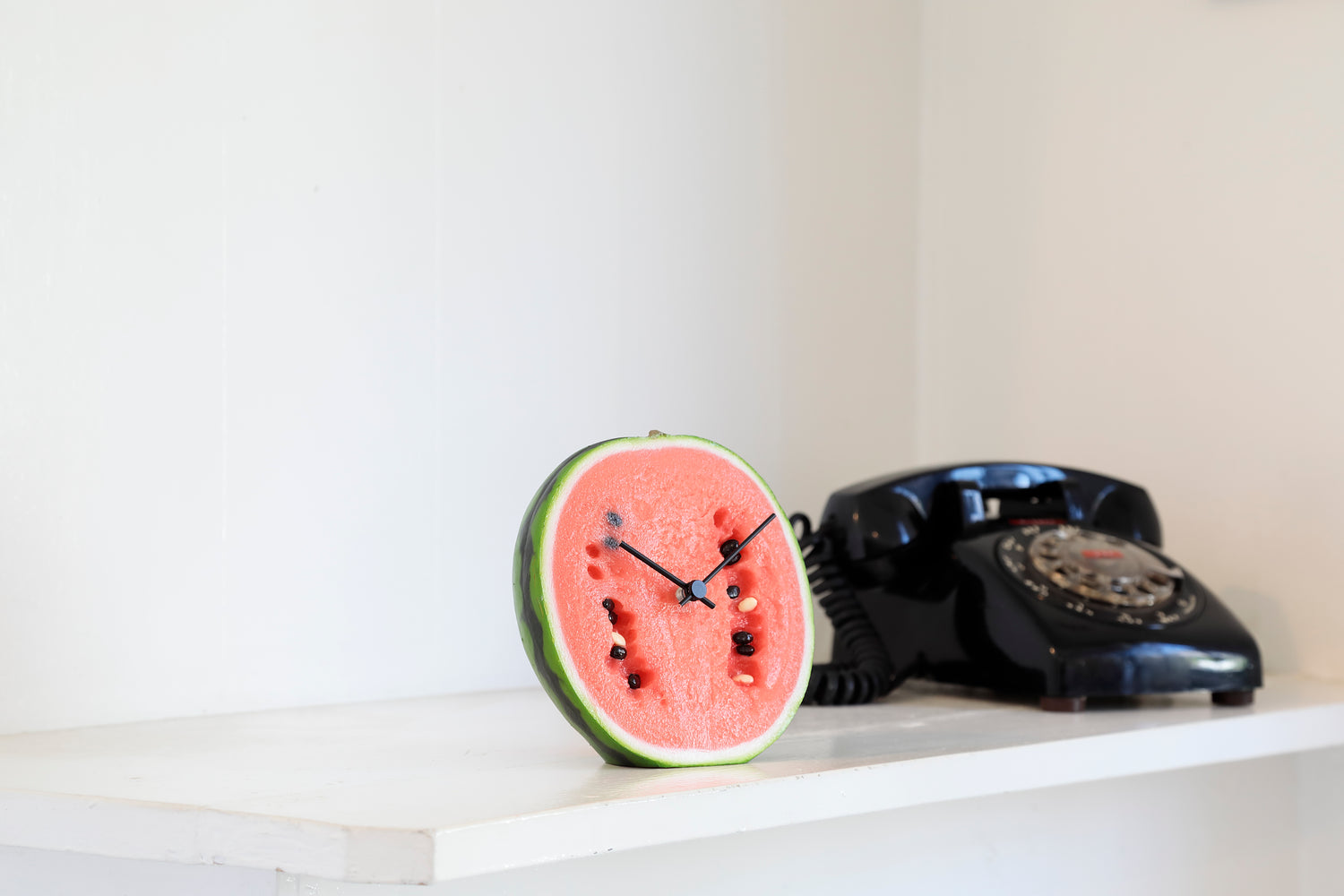 元祖食品サンプル屋「Replica Food Clock スイカ」のイメージ画像です。