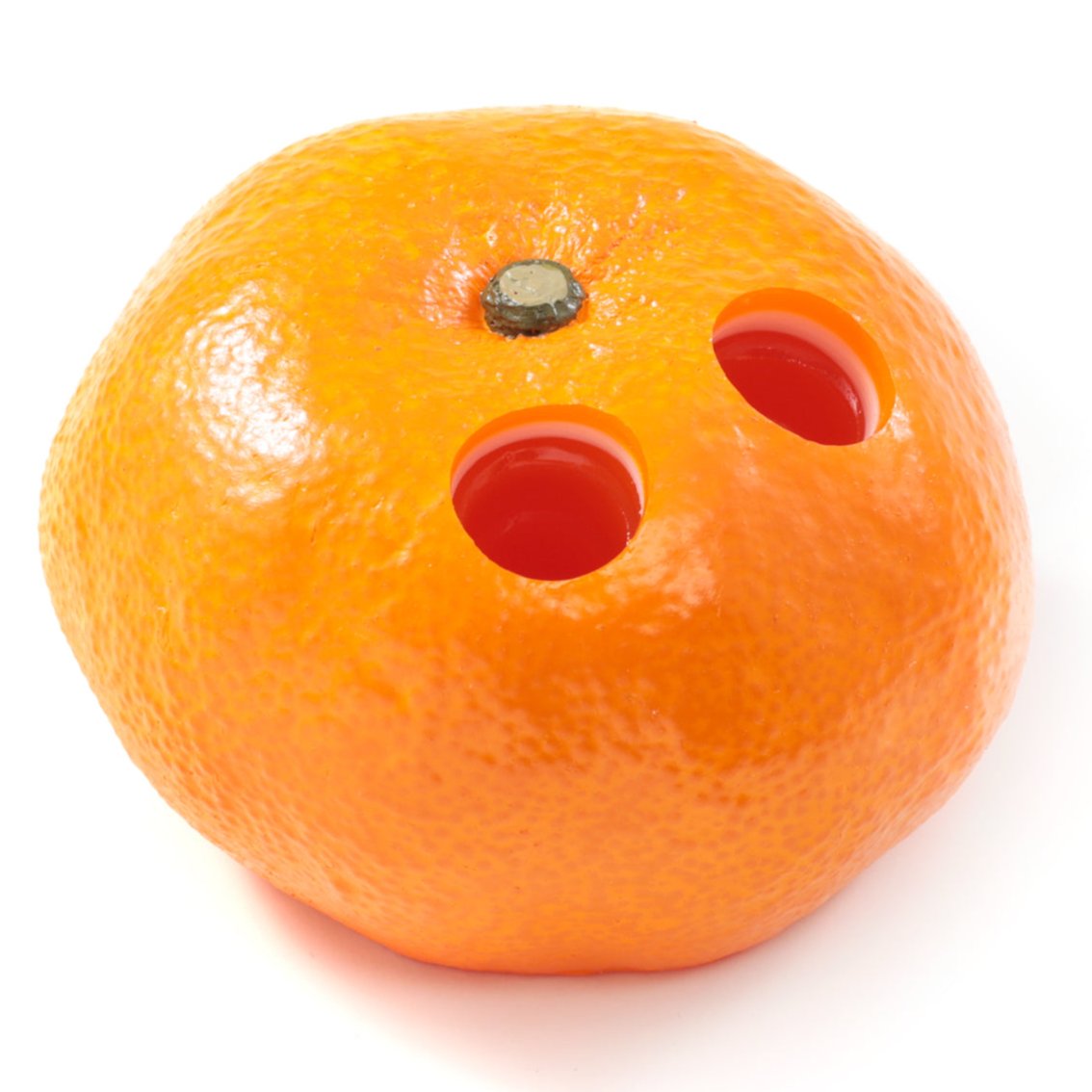 Mandarin orange pen holder
