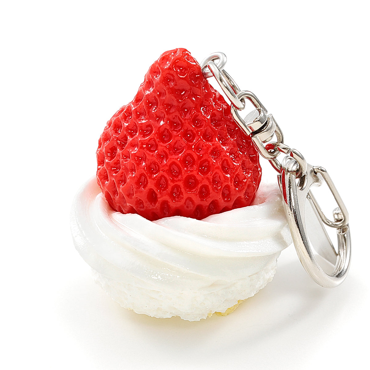キーリング ショートケーキのいちご(さいしょ派)
