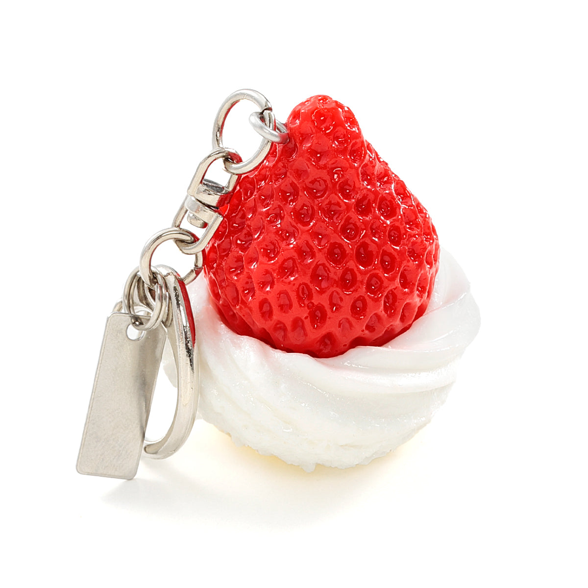 キーリング ショートケーキのいちご(さいしょ派)