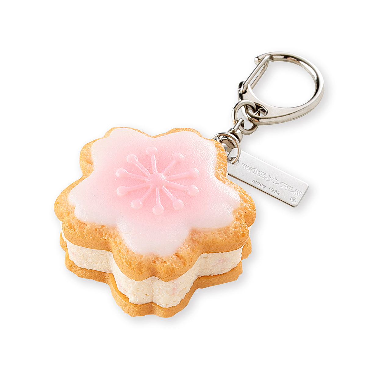 【桜限定】キーリング 桜咲クッキーサンド