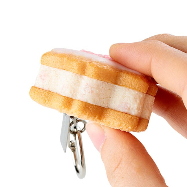 【桜限定】キーリング 桜咲クッキーサンド