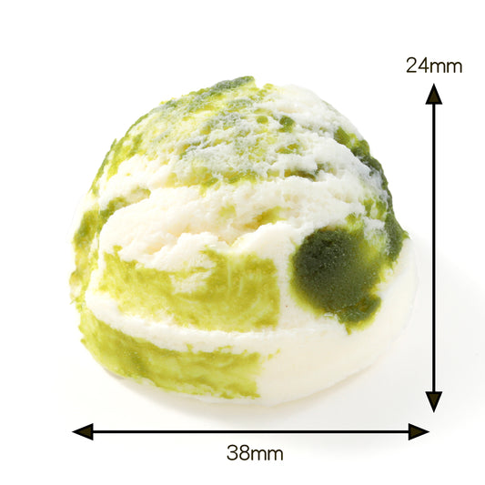 さんぷるんパーツ アイス マーブル抹茶