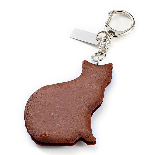 【数量限定(2月発売予定)】キーリング にゃんぐどしゃ(ココア)