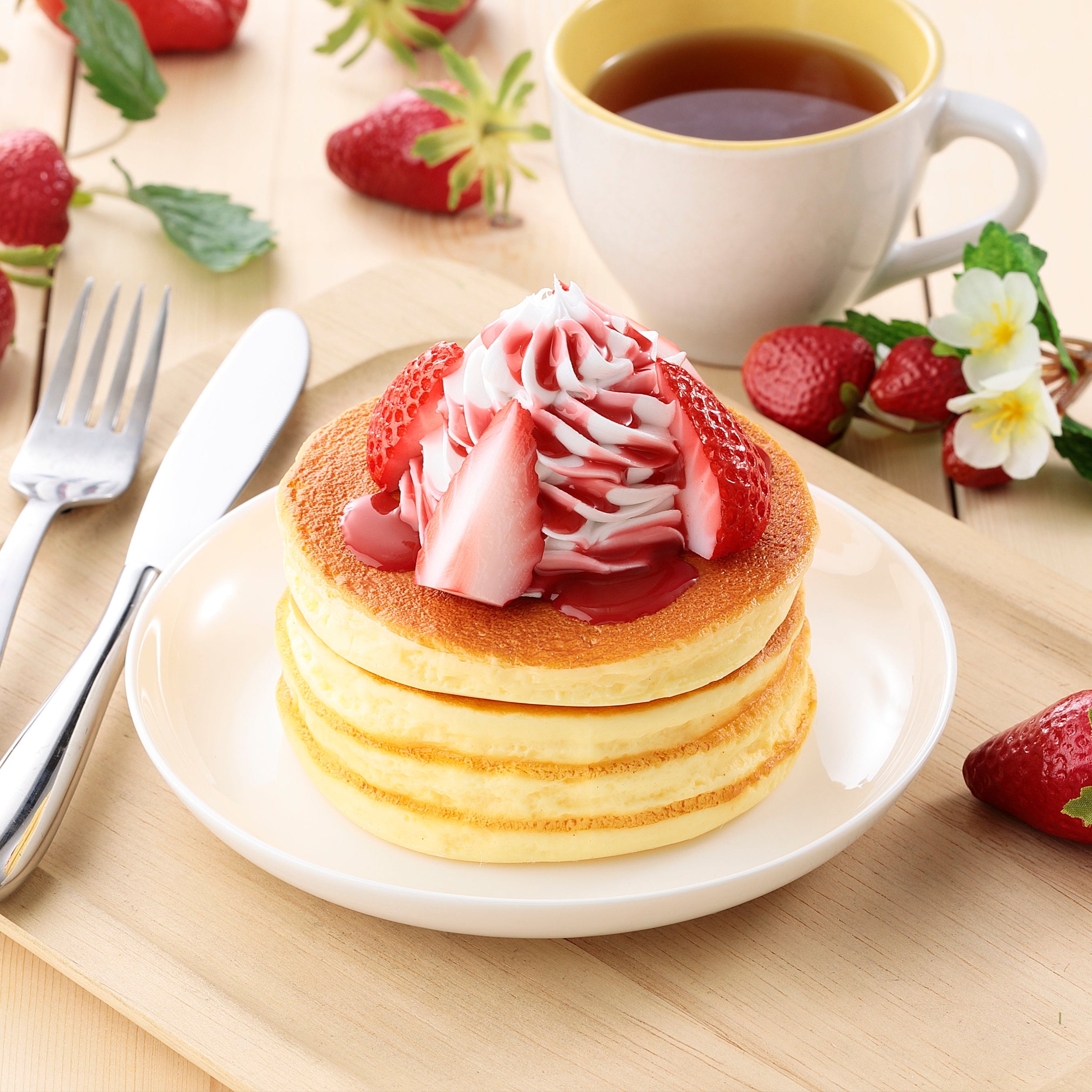 イチゴパンケーキ小物入れ