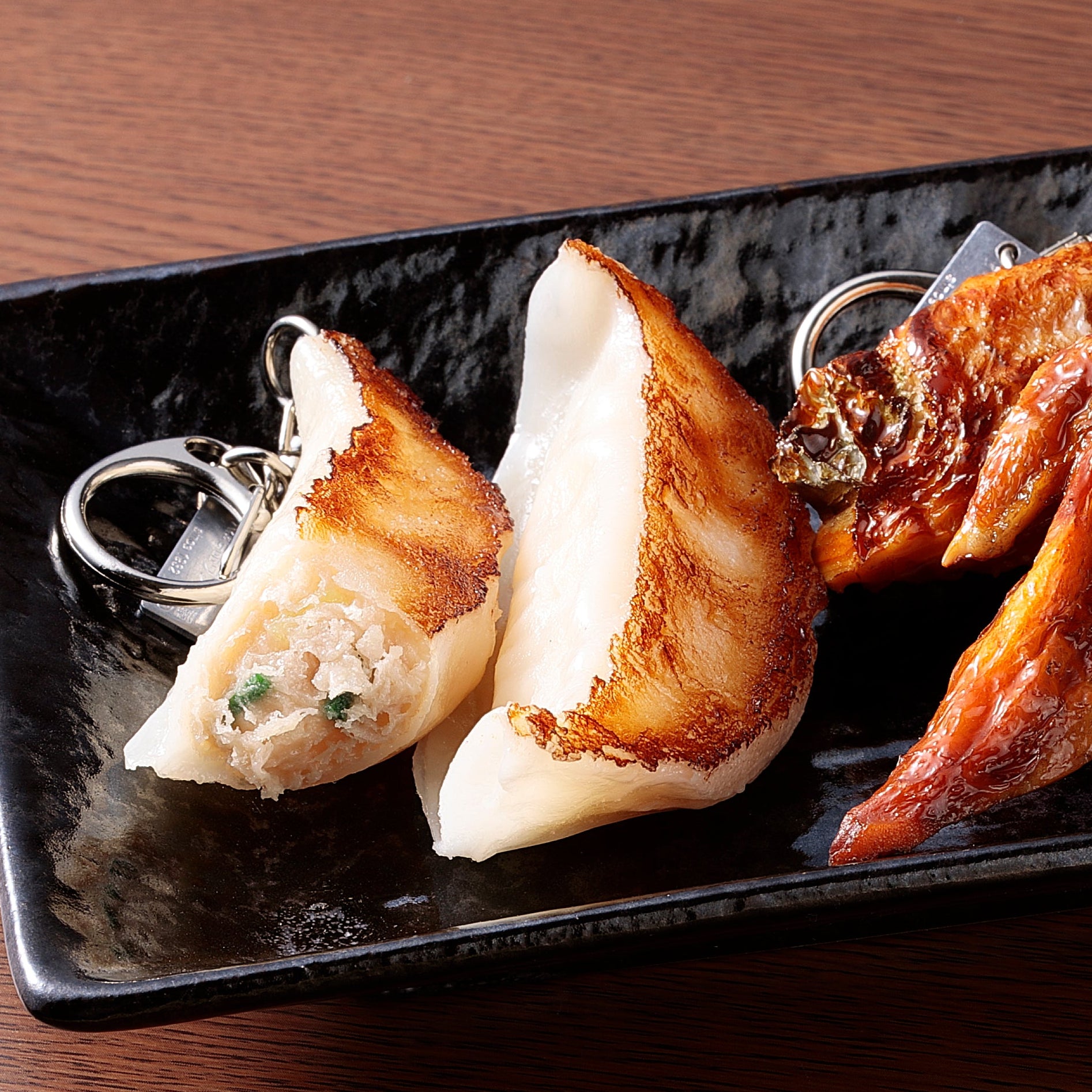 Keyring Fried Dumpling Cut