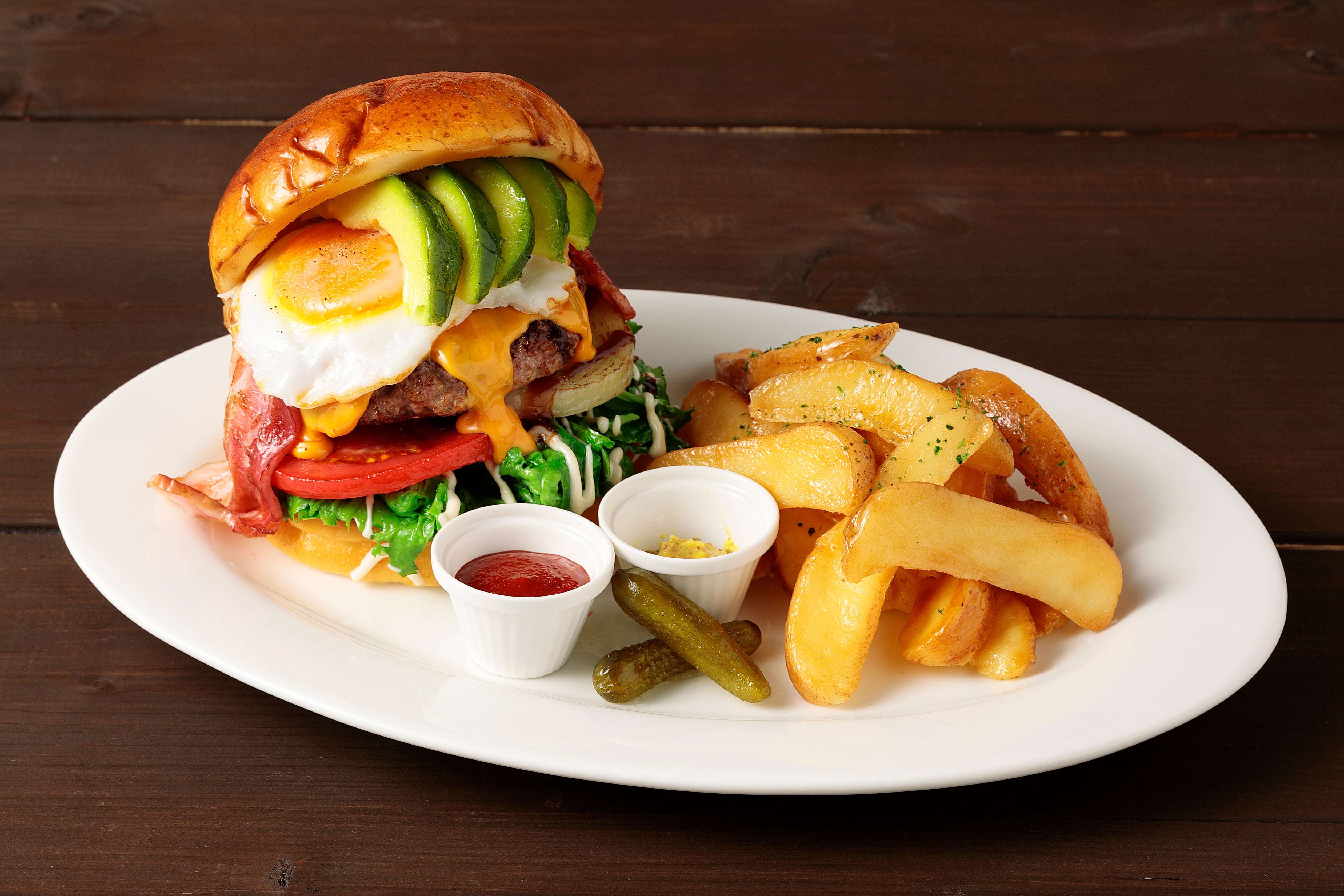 ハンバーガープレート