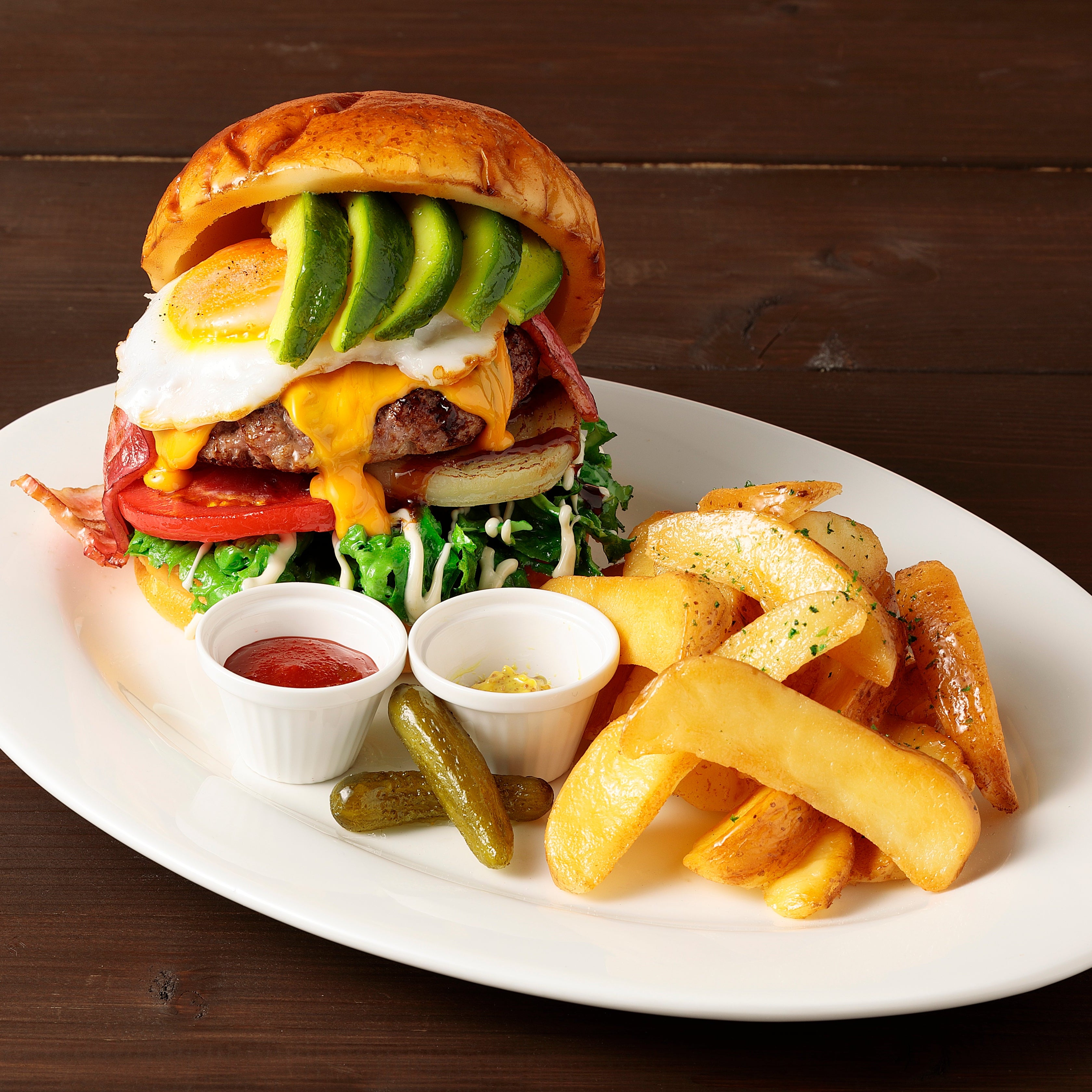 ハンバーガープレート