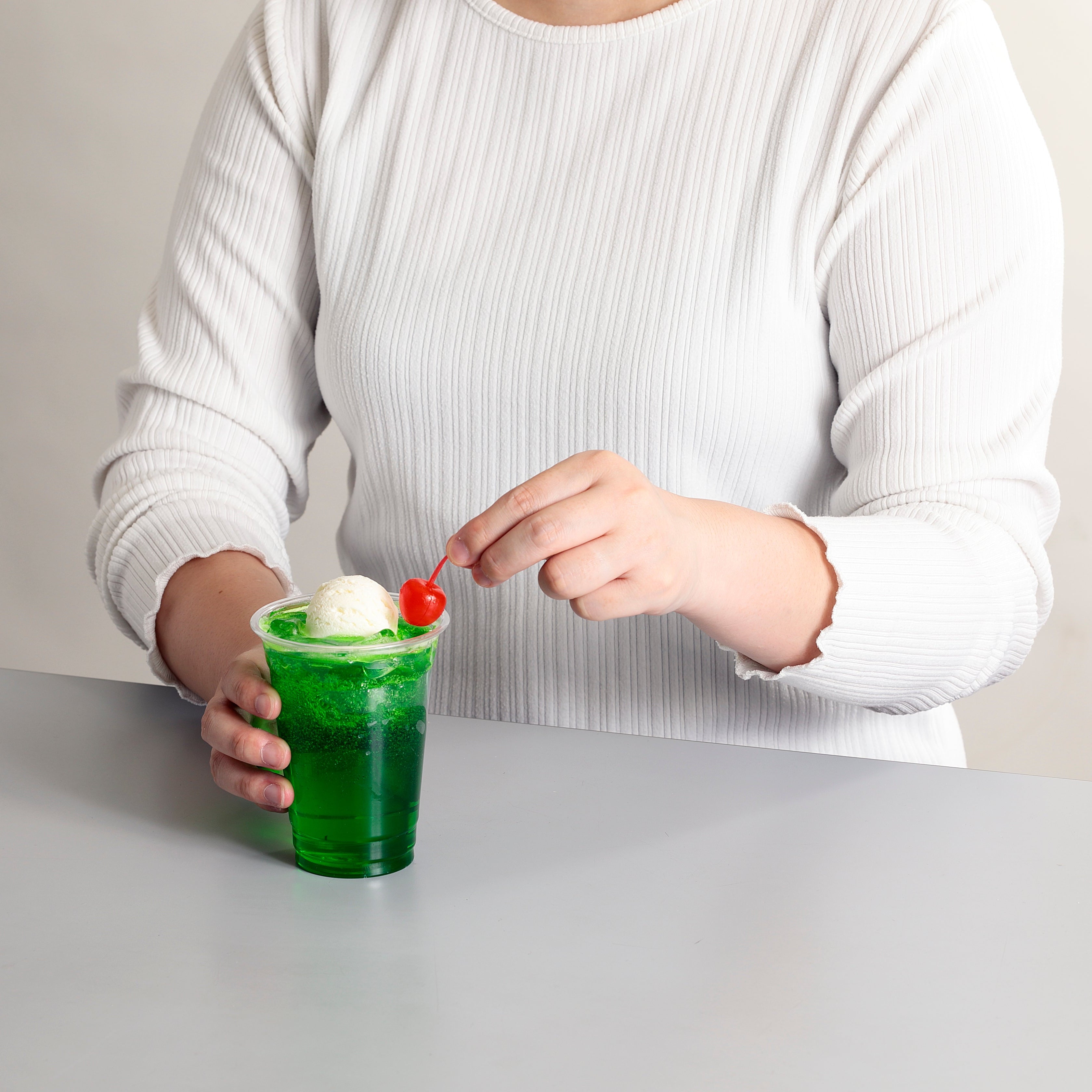 さんぷるん ドリンク メロンフロート