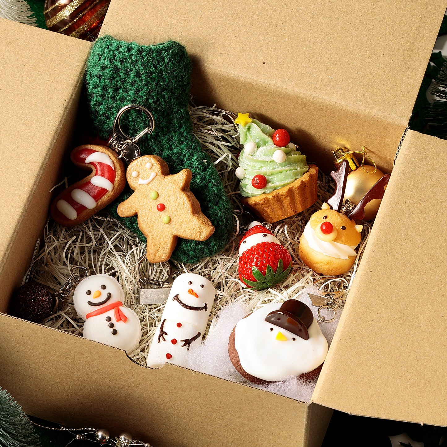 【クリスマス限定】キーリング ツリーモンブラン