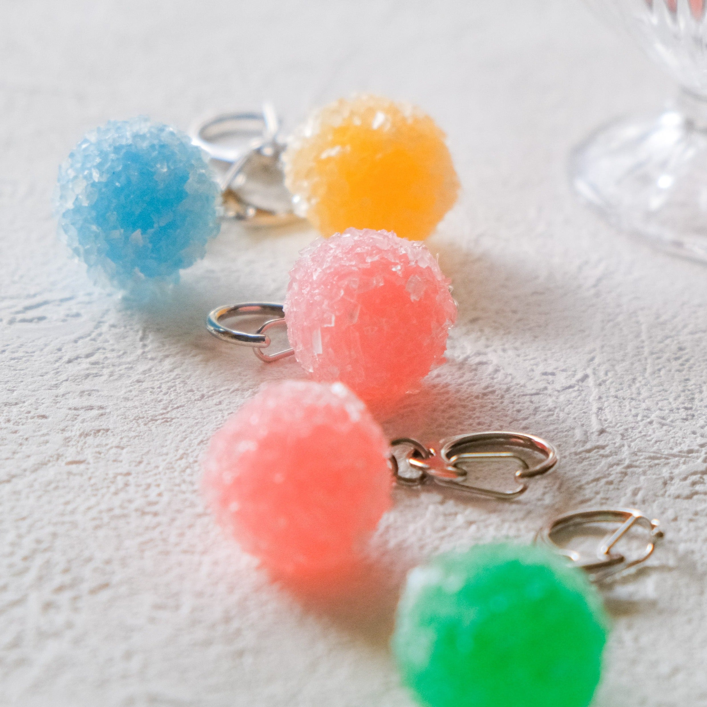 Keyring (IWASAKI) Candy Drop Orange