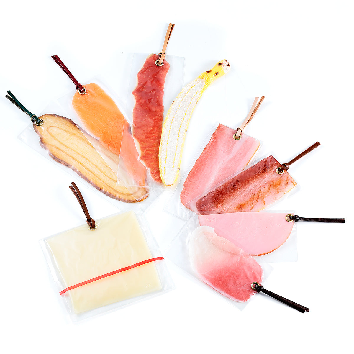 Bookmark sliced cheese