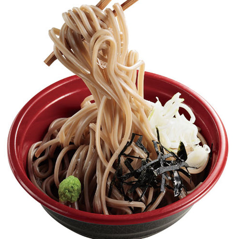 これは自分でつくる食品サンプルキット「さんぷるんVol.4 そば」の完成イメージ写真です。