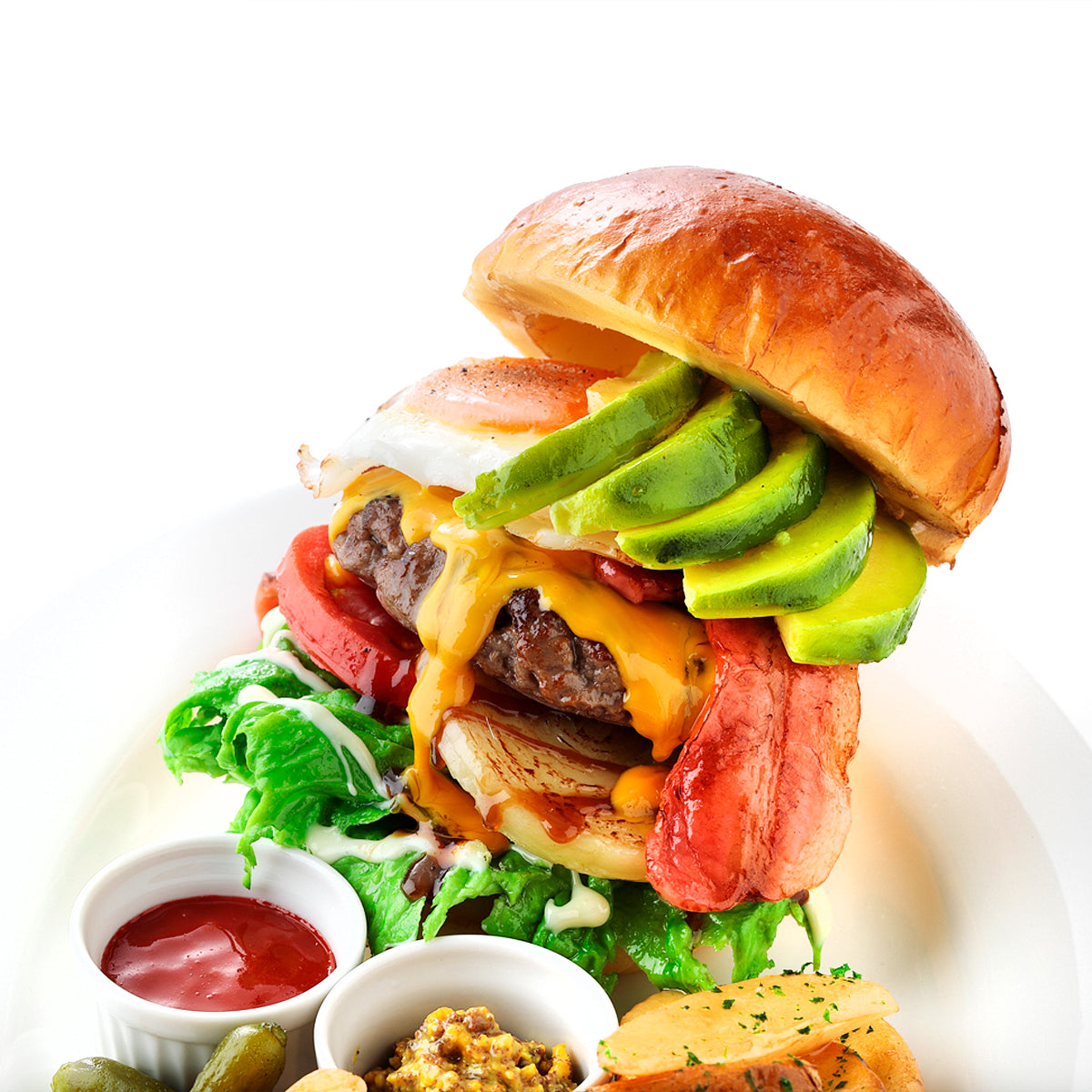 ハンバーガープレート