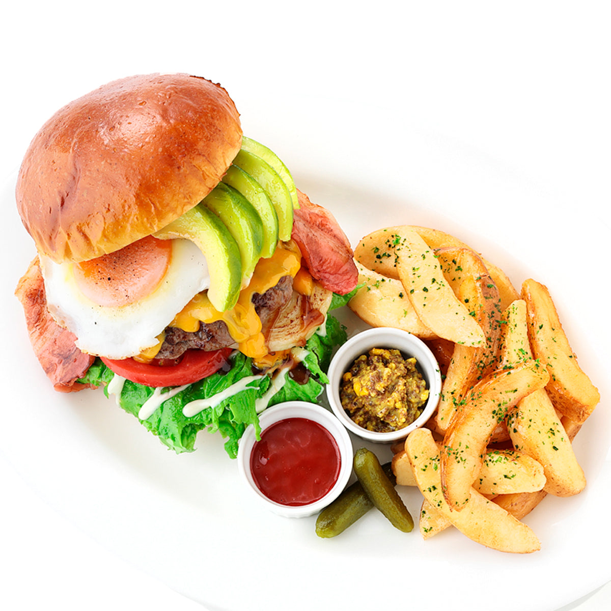 ハンバーガープレート