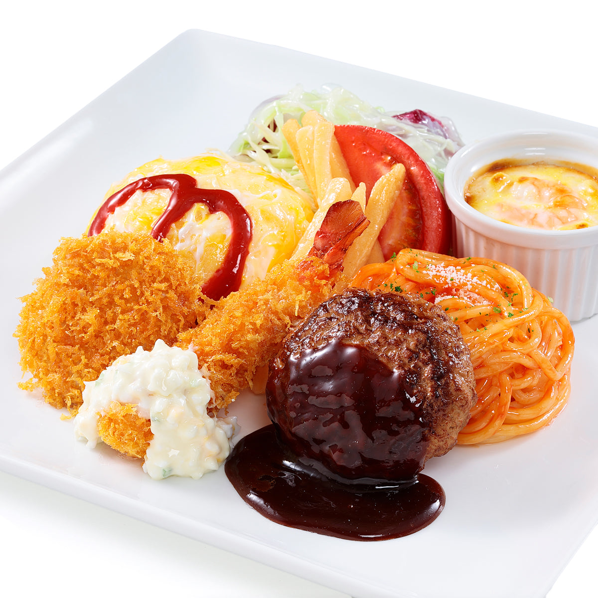 オリジナル食品サンプル「お子様プレート」の商品画像です。