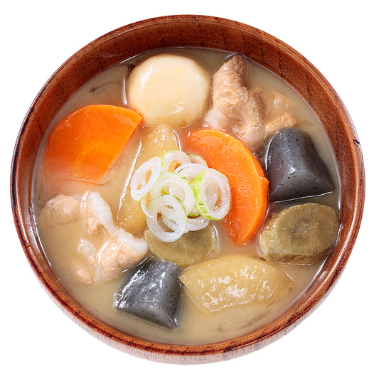 オリジナル食品サンプル「豚汁」の商品画像です。