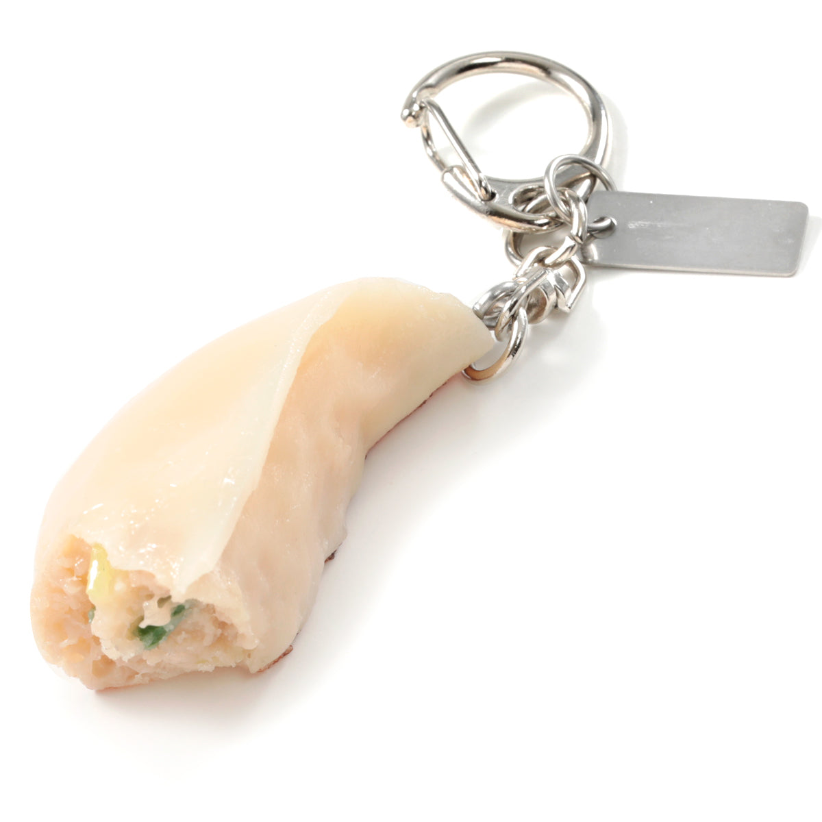 これは元祖食品サンプル屋「キーリング 焼き餃子カット」の商品画像です。