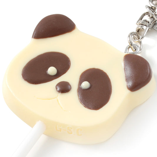 キーリング パンダチョコ棒付き