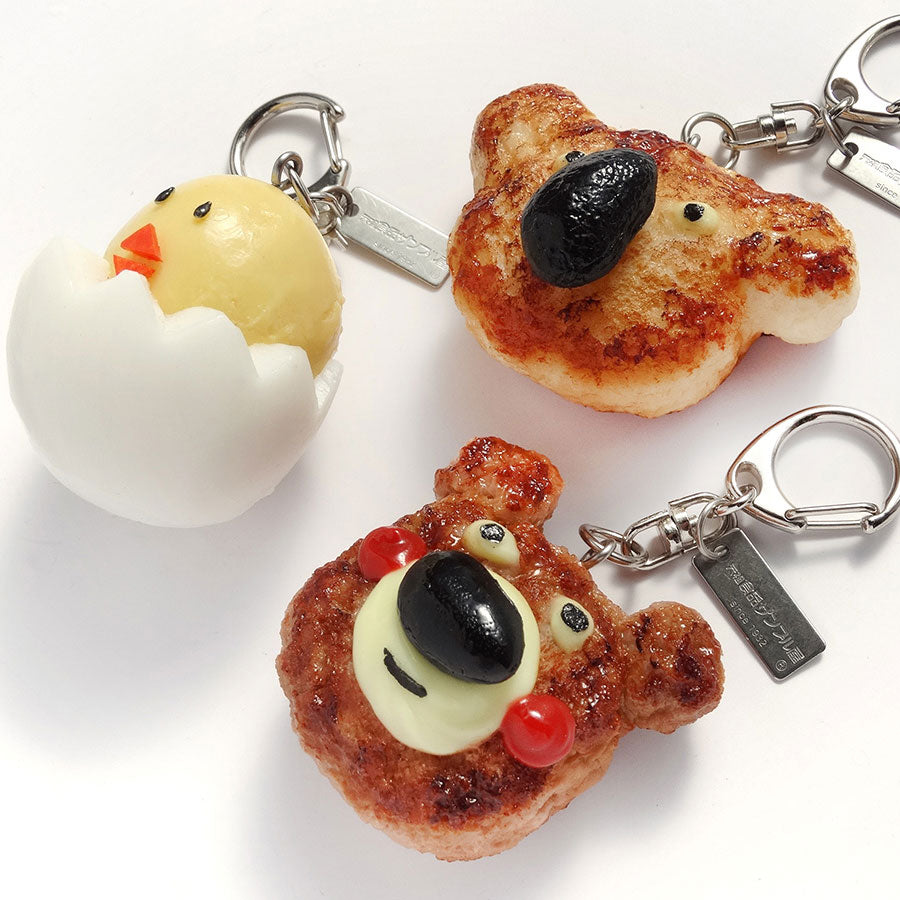 これは元祖食品サンプル屋の「動物キーリングシリーズ」のイメージ画像です。