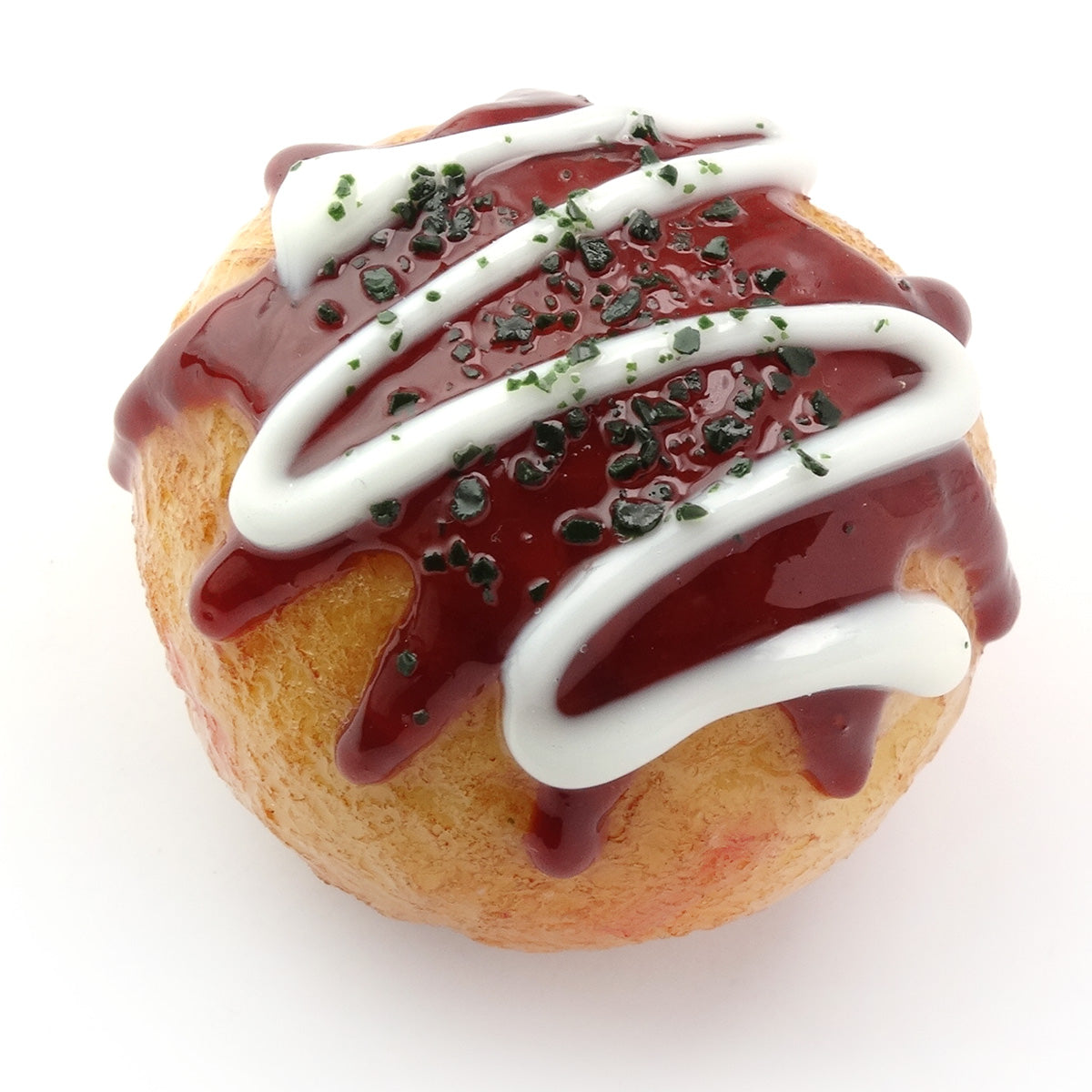 元祖食品サンプル屋の「印鑑マスコット たこ焼き」の商品アップ画像です。