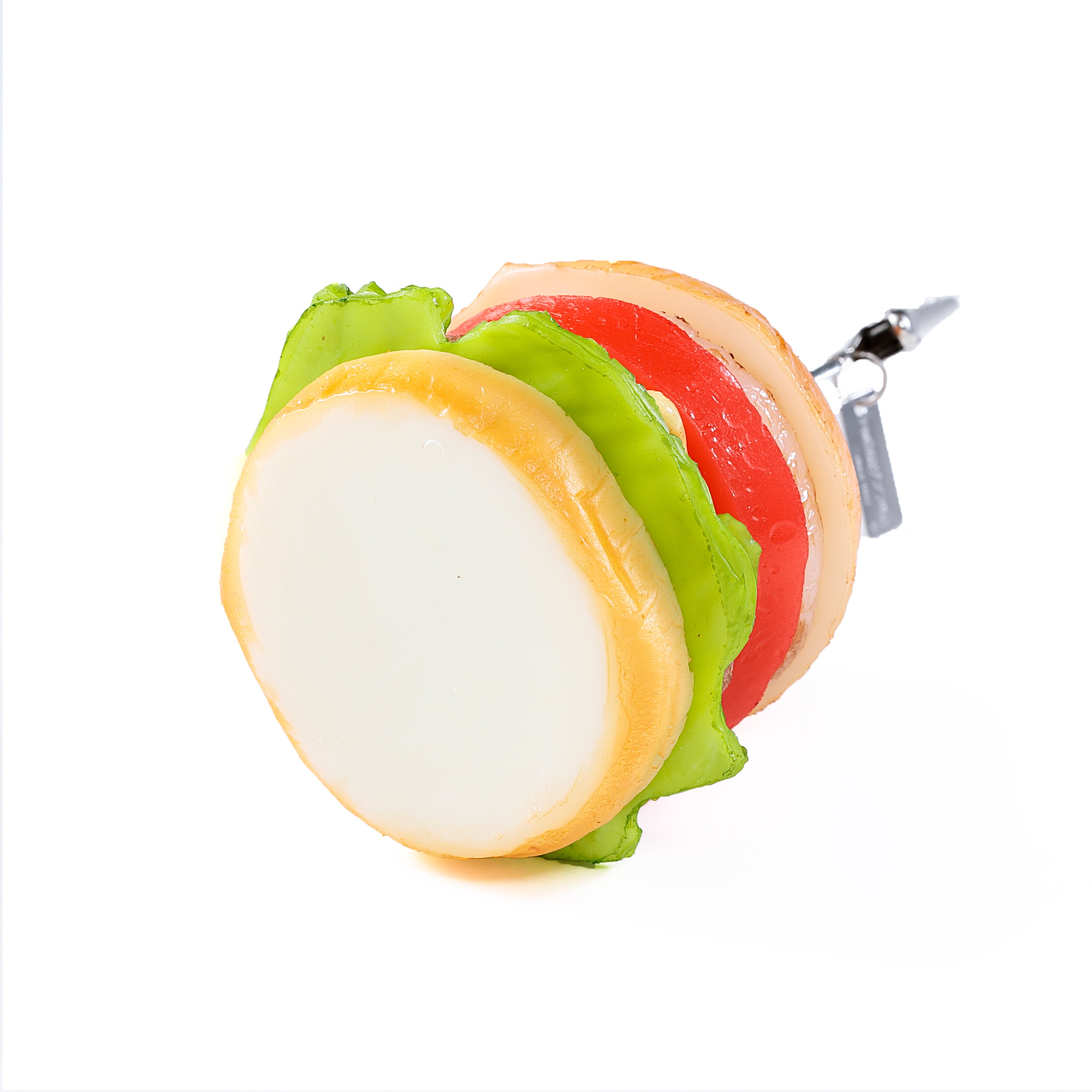 これは元祖食品サンプル屋「ハンバーガー クリップ」の底の商品画像です。