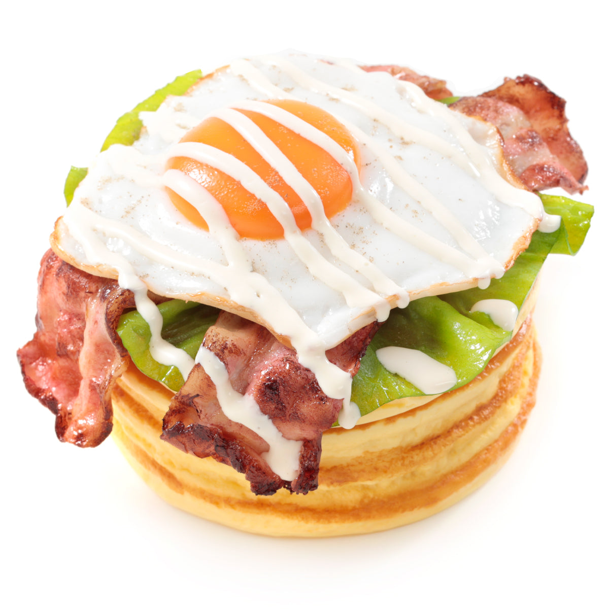 ベーコンエッグパンケーキ小物入れ