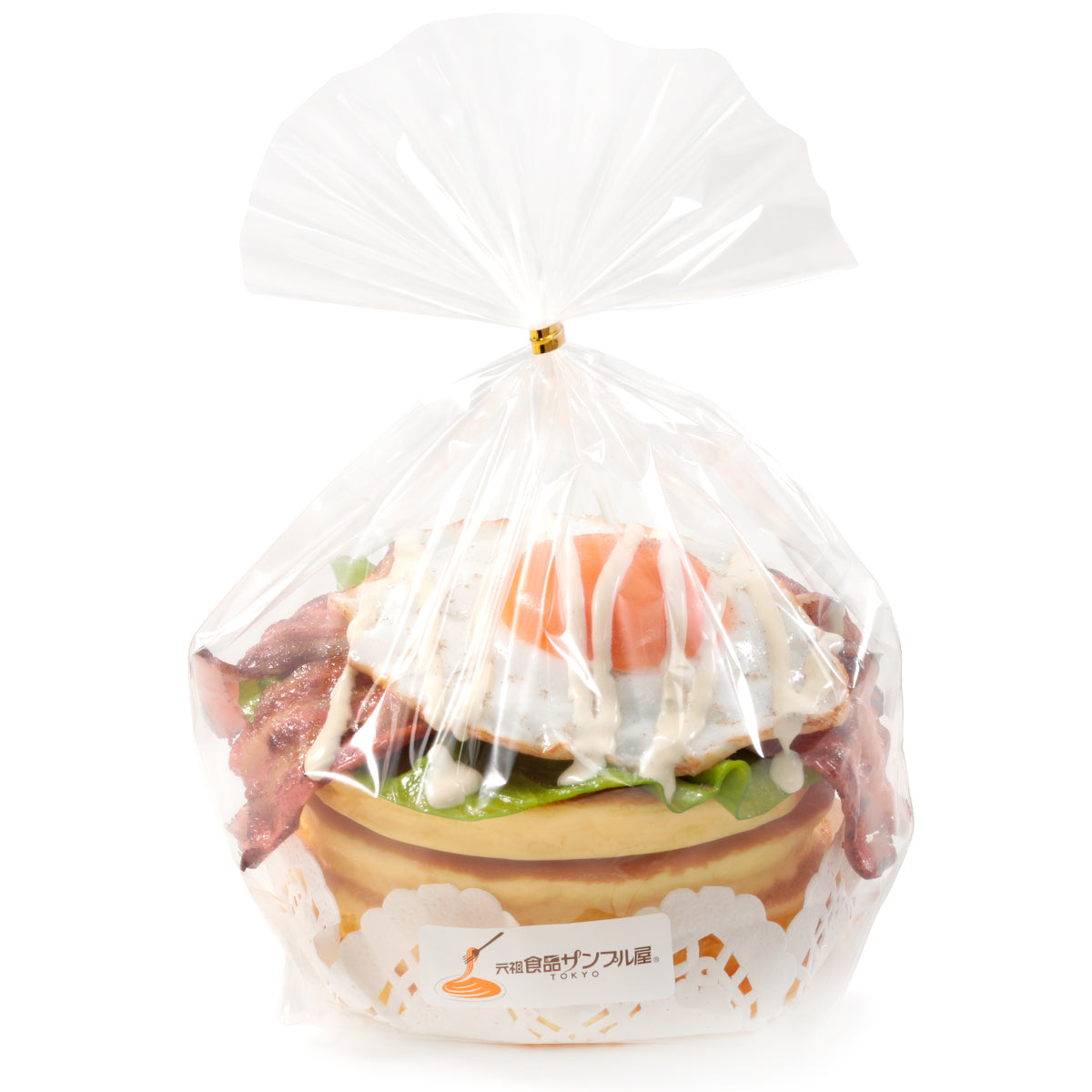 ベーコンエッグパンケーキ小物入れ