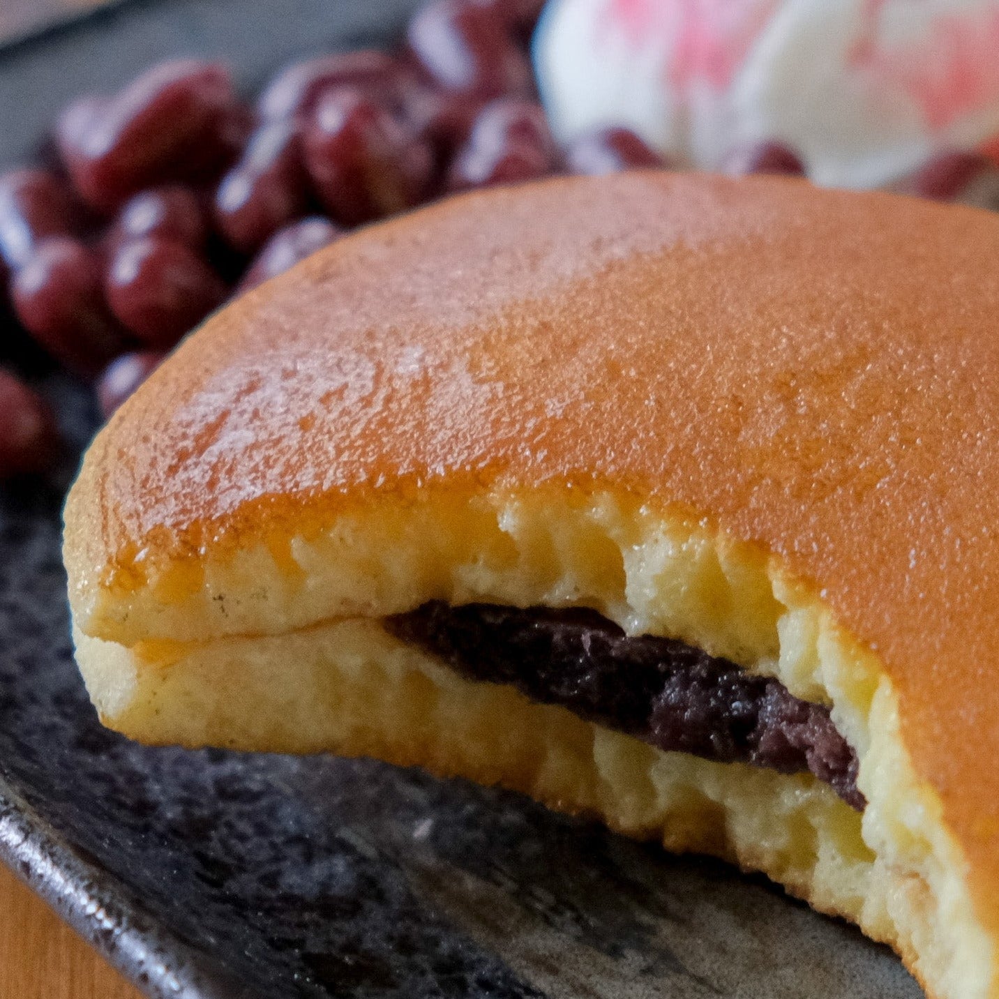 キーリング かじったどら焼き