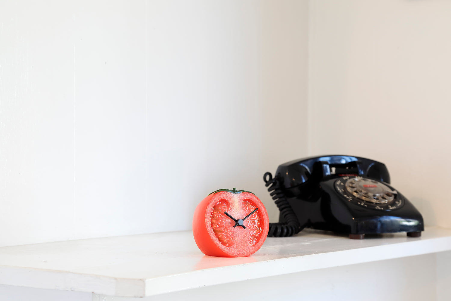 元祖食品サンプル屋「Replica Food Clock トマト」のイメージ画像です。