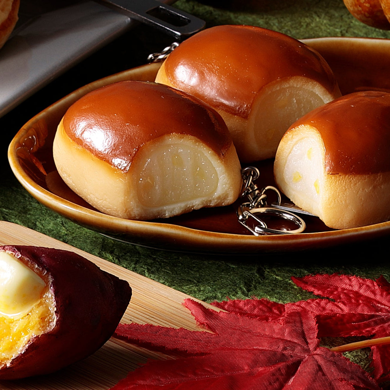 【秋限定】キーリング くりまんじゅう