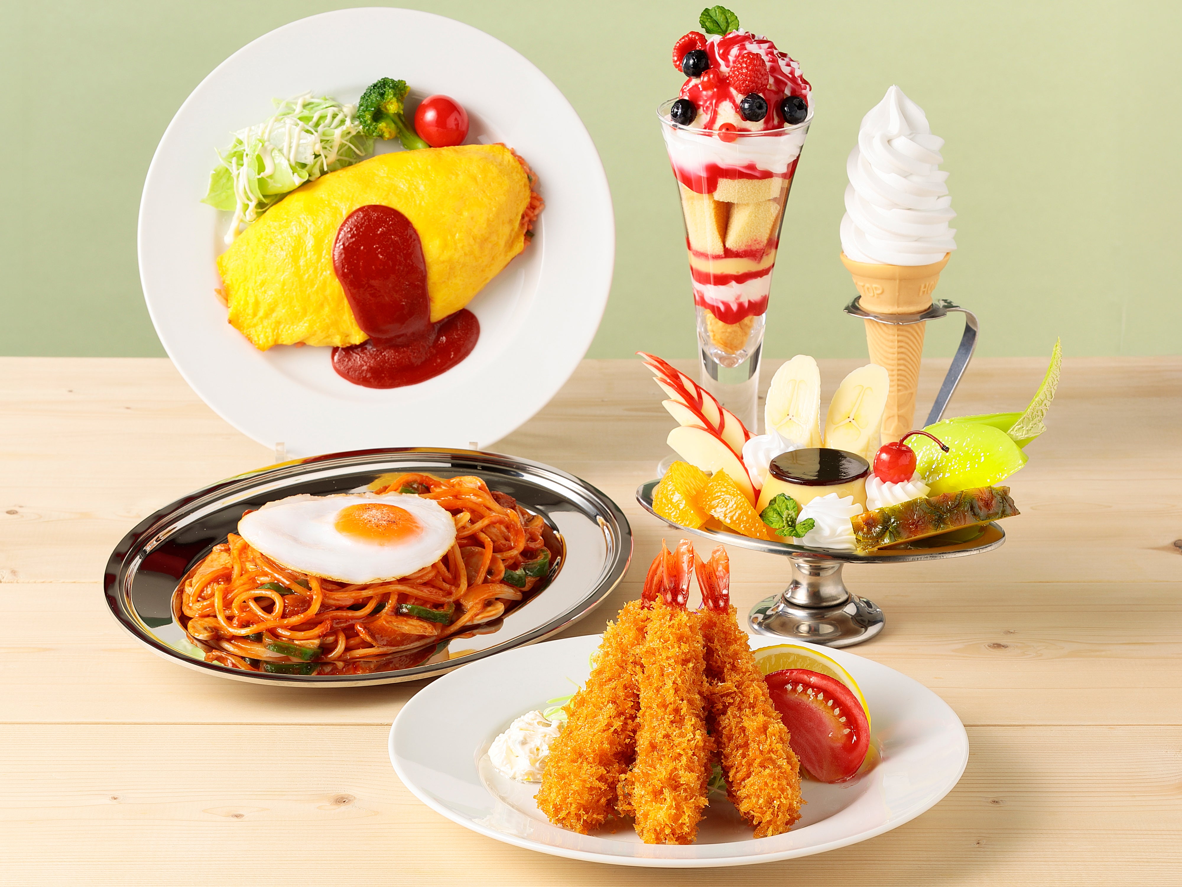 食品サンプル　アイスクリームケース入り 元祖食品サンプル屋「ソフトクリームバニラ」
