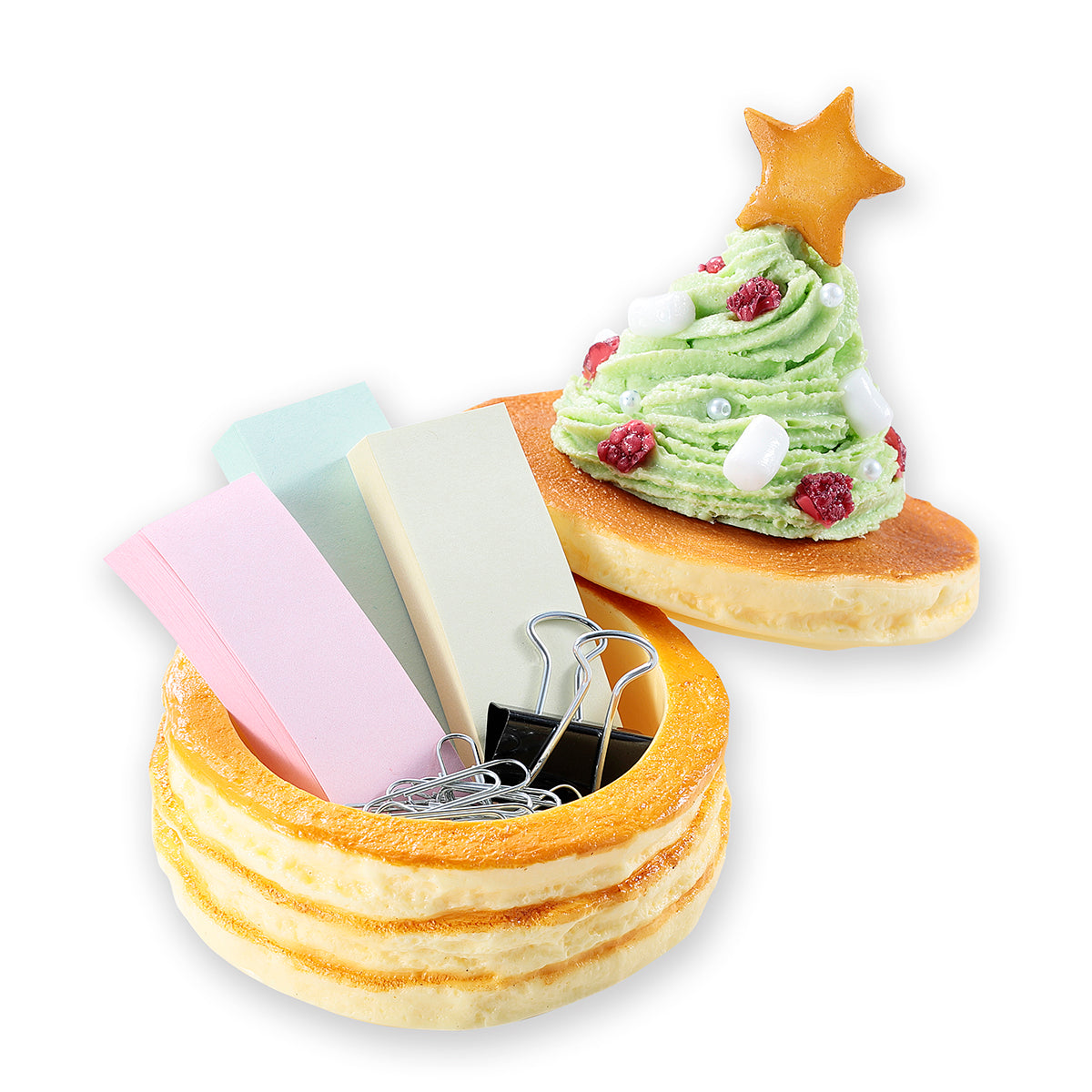 これは「パンケーキ小物入れ（Xmas）」の商品画像です。