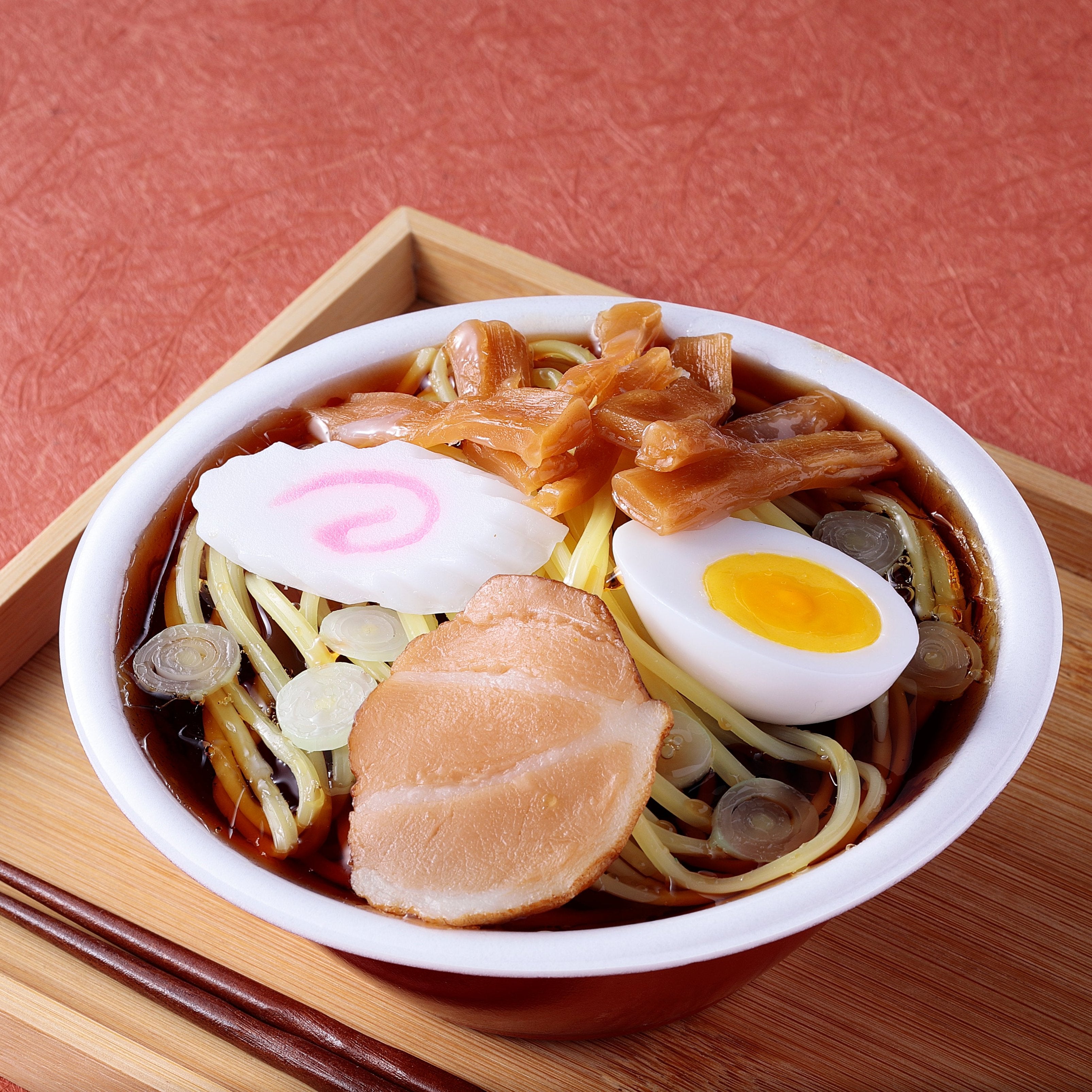 注文 【食品サンプル】箸で持ち上げたラーメン