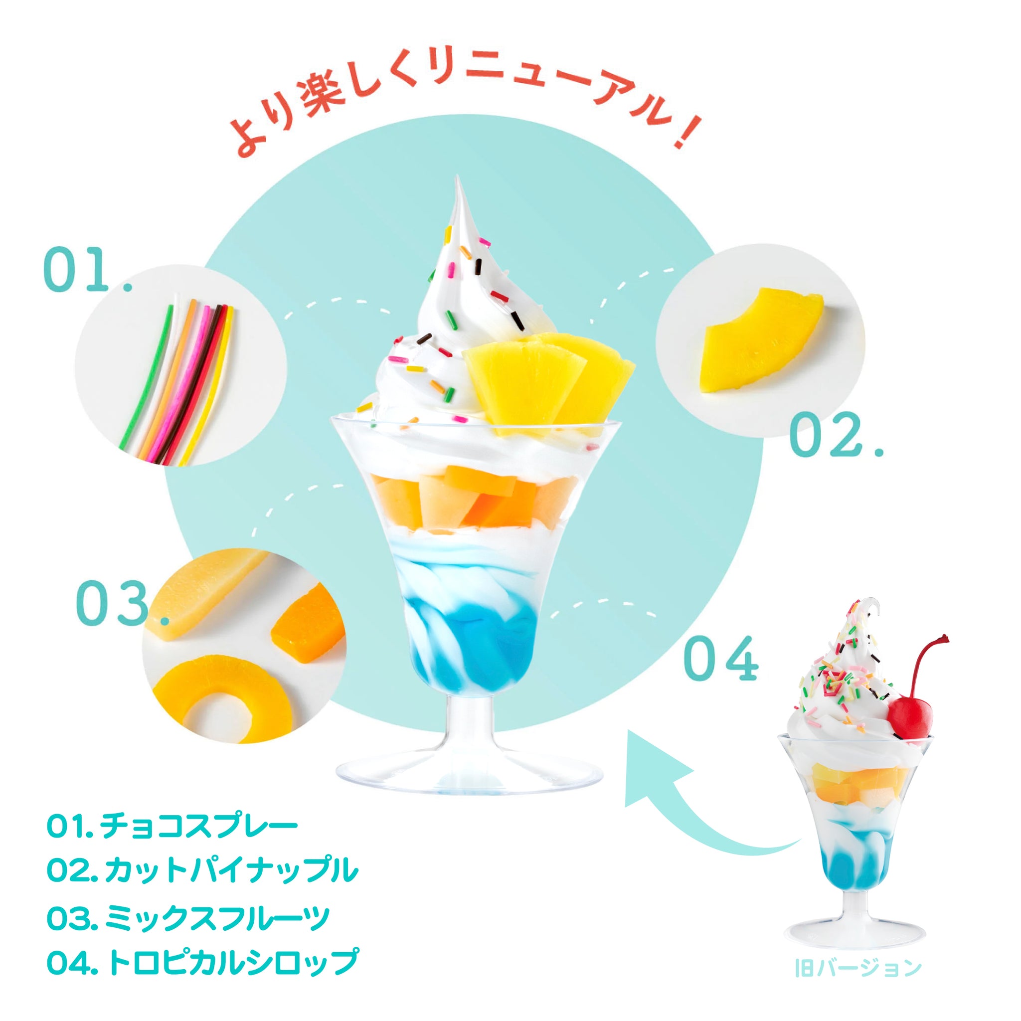 さんぷるん トロピカルパフェ