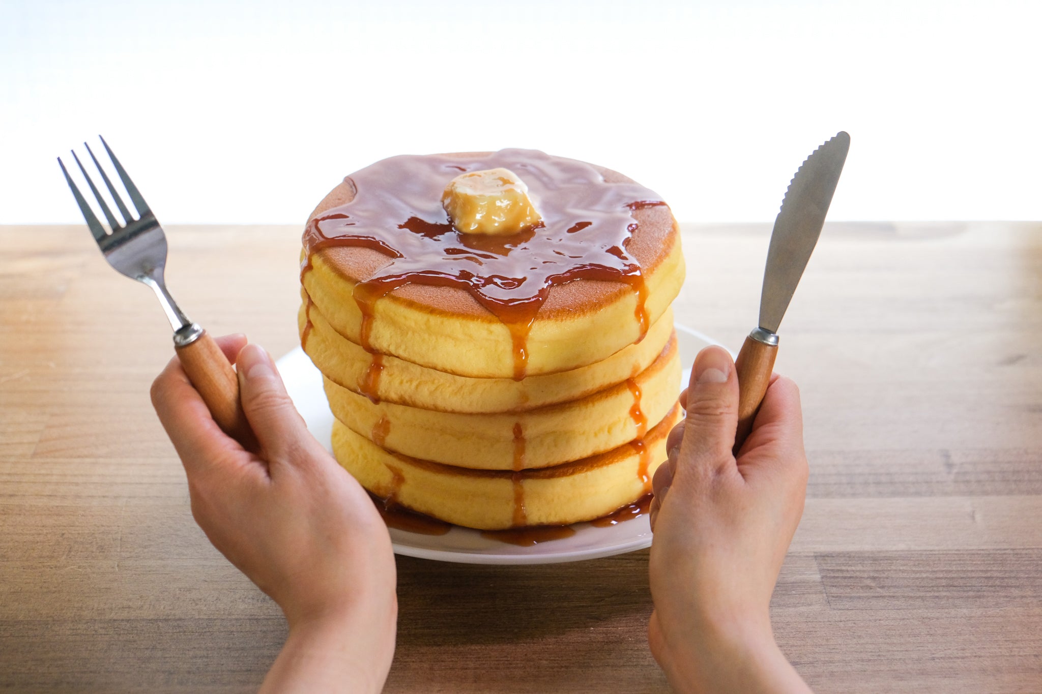 厚焼きホットケーキ