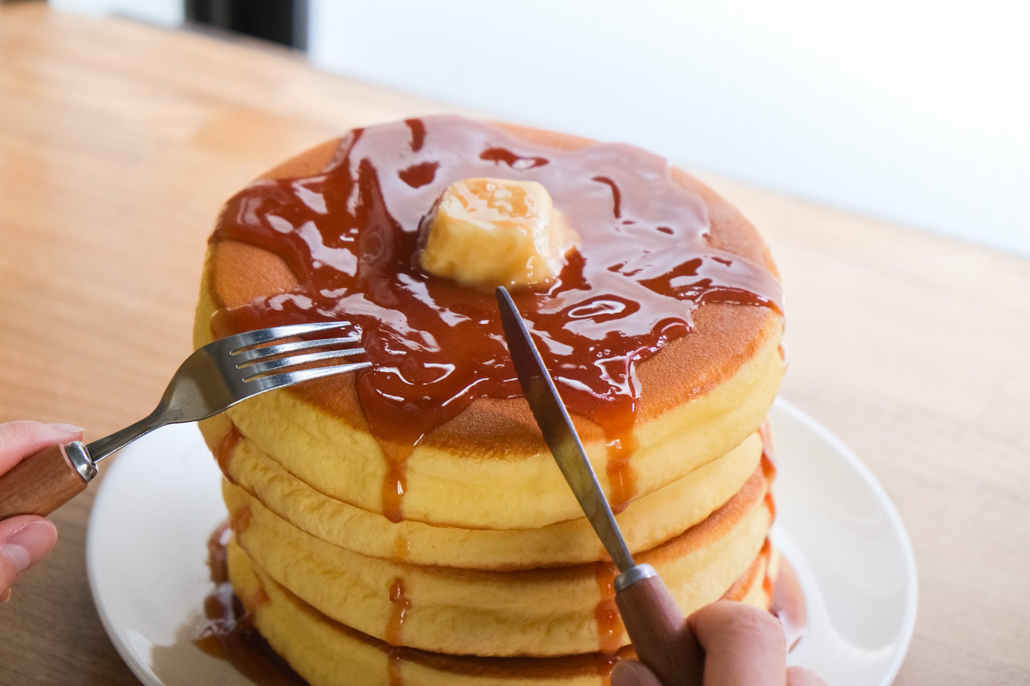 厚焼きホットケーキ