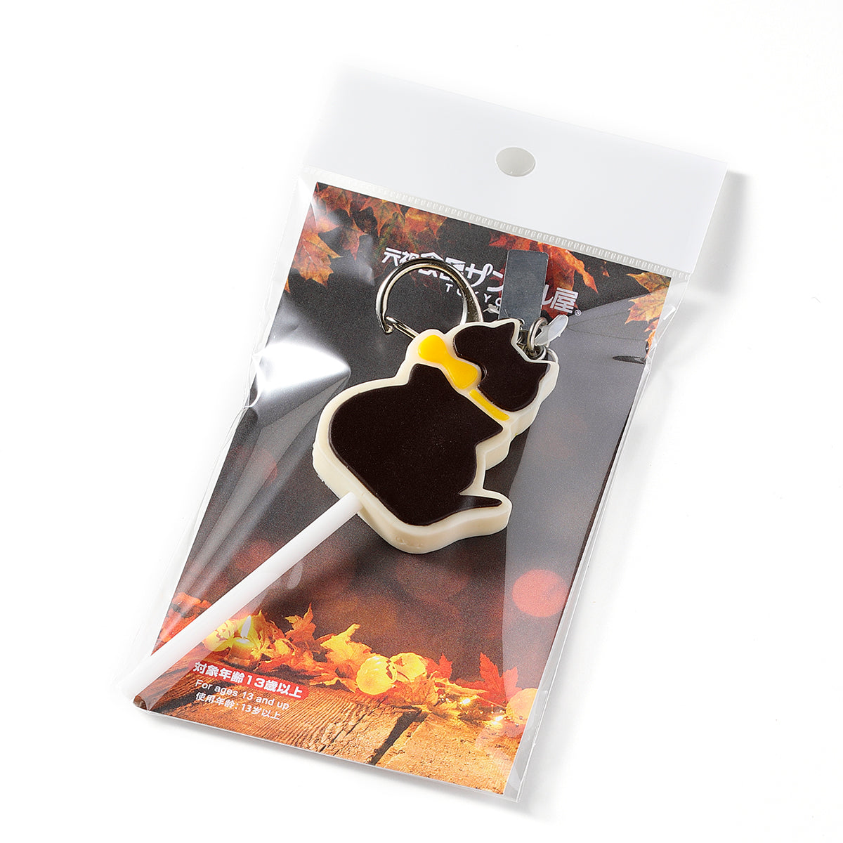 【ハロウィン限定】ハロウィンチョコ棒付き 黒猫