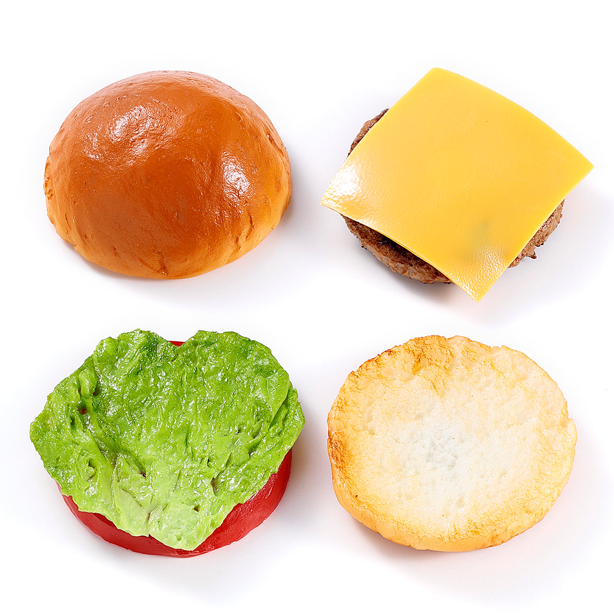 食品サンプル】ハンバーガープレート【ミニチュアフード