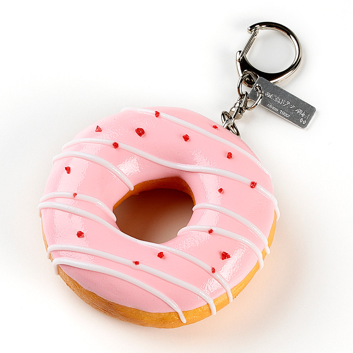 [Food Sample Day Limited] Chocolate-Dipped Donut Keyring (4 variations)