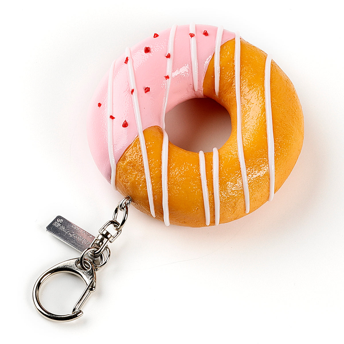 [Food Sample Day Limited] Chocolate-Dipped Donut Keyring (4 variations)