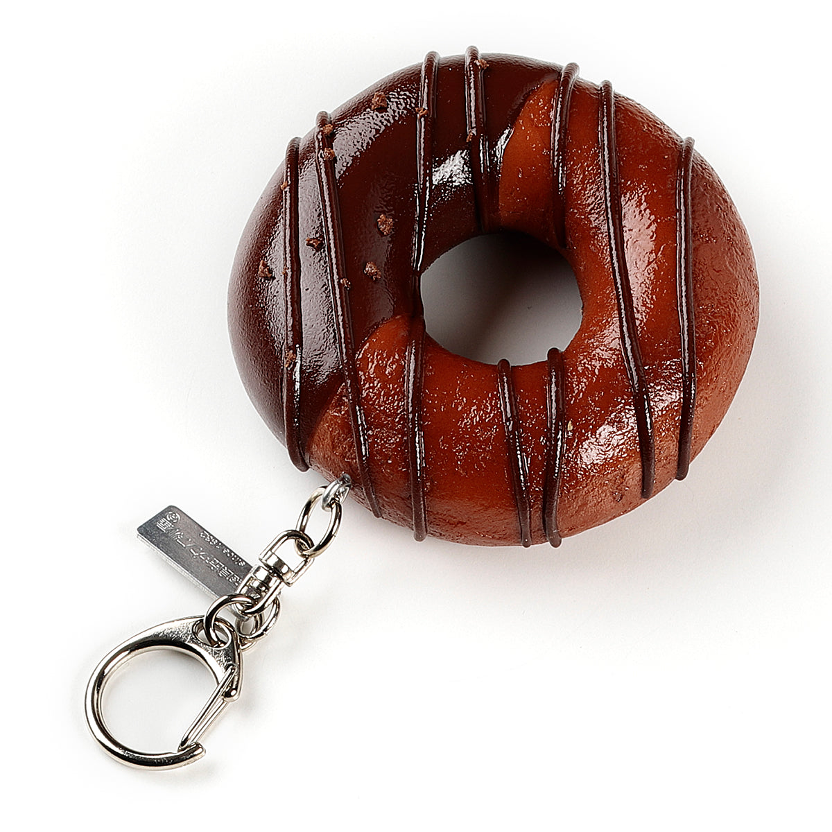 [Food Sample Day Limited] Chocolate-Dipped Donut Keyring (4 variations)
