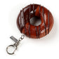 [Food Sample Day Limited] Chocolate-Dipped Donut Keyring (4 variations)