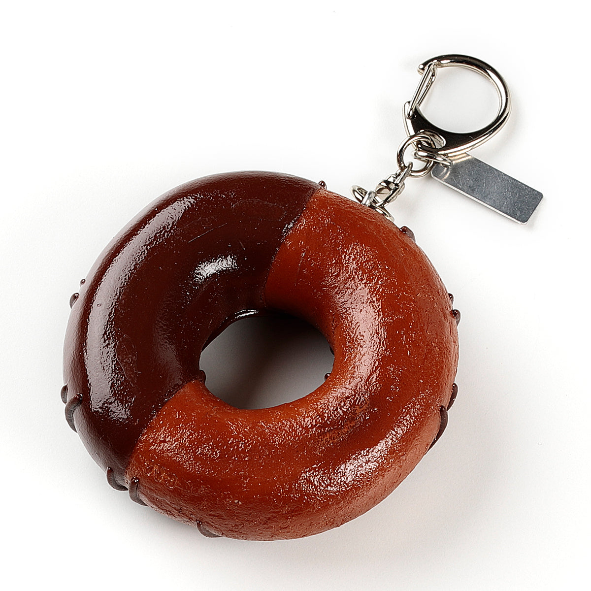 [Food Sample Day Limited] Chocolate-Dipped Donut Keyring (4 variations)