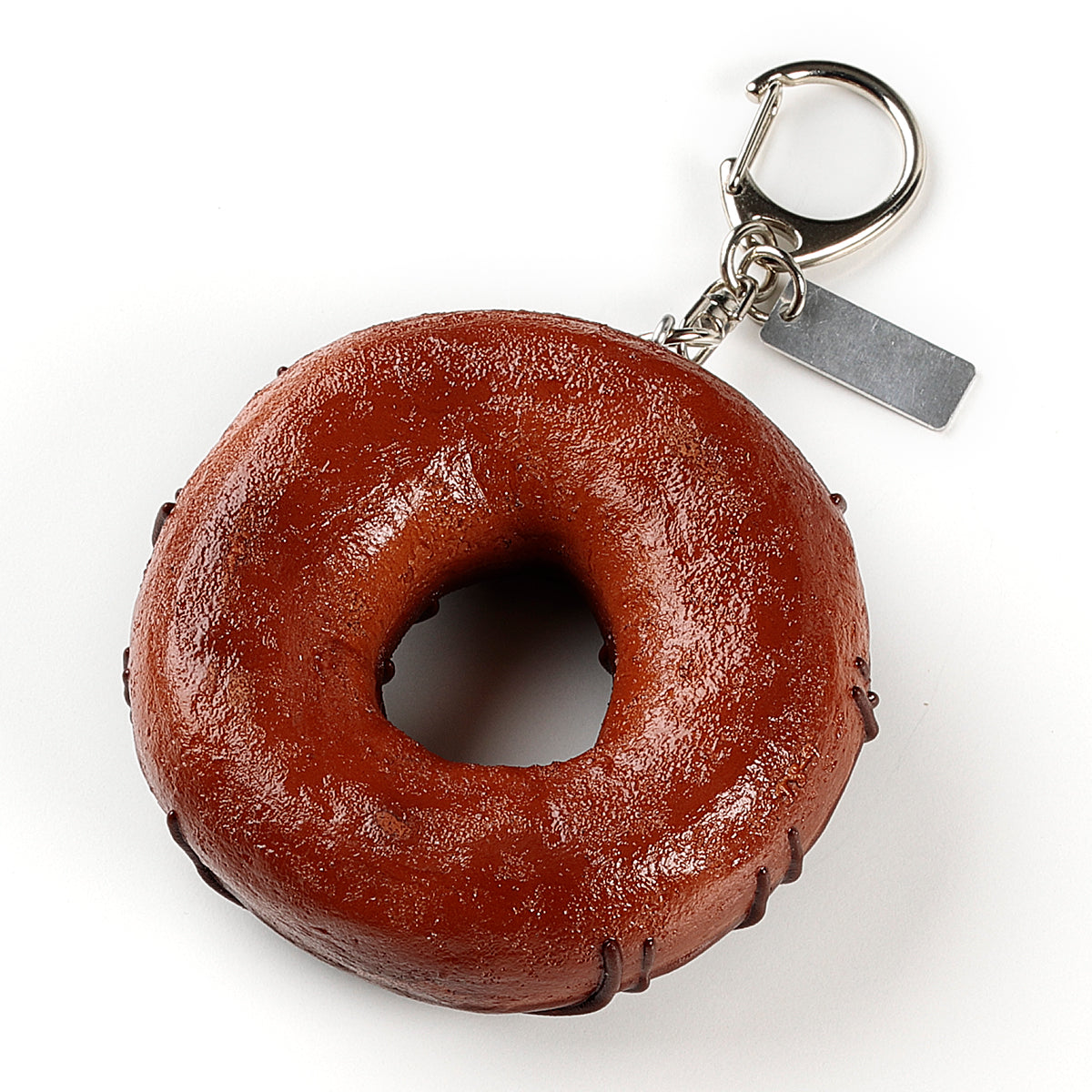 [Food Sample Day Limited] Chocolate-Dipped Donut Keyring (4 variations)