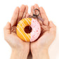 [Food Sample Day Limited] Chocolate-Dipped Donut Keyring (4 variations)
