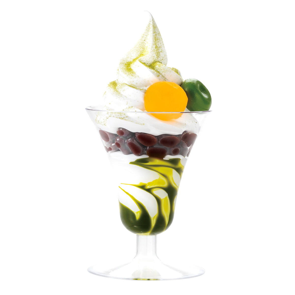 さんぷるん 抹茶パフェ