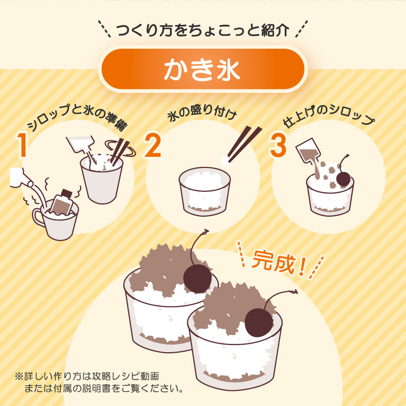 【公式】 自分で作る食品サンプルキット さんぷるん かき氷 Vol.3 レモン