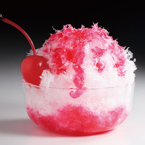 これは自分でつくる食品サンプルキット「さんぷるん かき氷 Vol.1 イチゴ」の完成イメージ写真です。