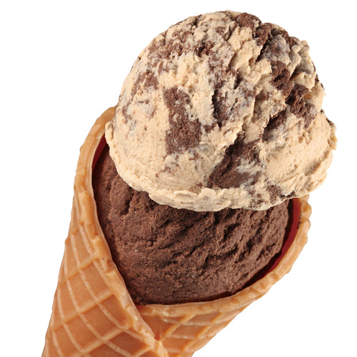 これは自分でつくる食品サンプルキット「さんぷるん アイスクリーム チョコ」の完成イメージ写真です。